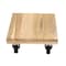 Vestil Tan Hardwood Dolly-Solid Deck 1200lb Capacity Non-Marking 16 x 24 HDOS-1624-12-NM - alternate 2